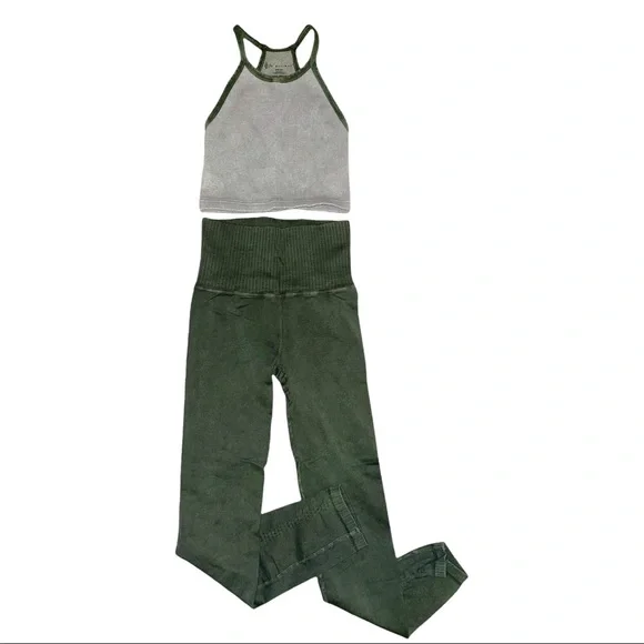 NEW Free People Movement Good Karma Leggings & Happiness Runs Top set - Picture 3 of 8